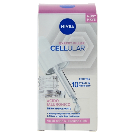 Nivea Cellular Expert Filler Acido Ialuronico Siero Rimpolpante 15 ml